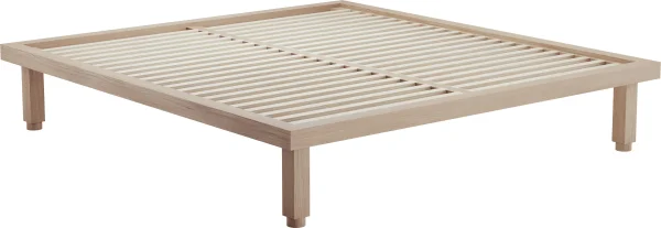 Objekte unserer Tage KAYA Bed - eik wit - 160 x 200 cm