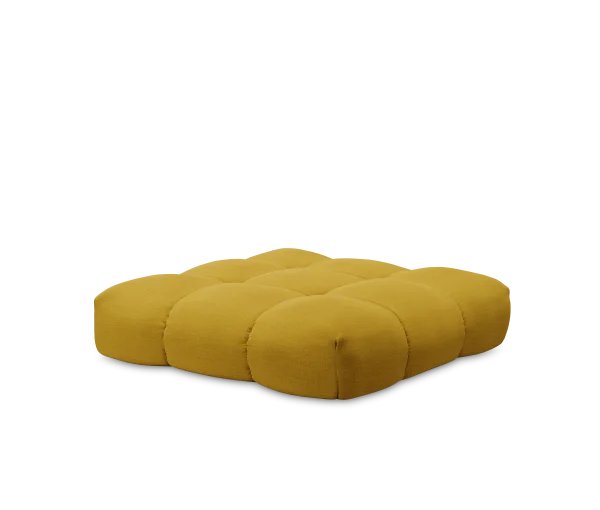 Objekte unserer Tage zander Sofa Poef Xlarge - A Perfect Flower Col. 009 Mustard