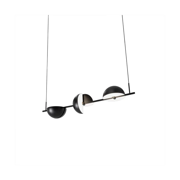 Oblure Trapeze triplette pendel 140 cm Black