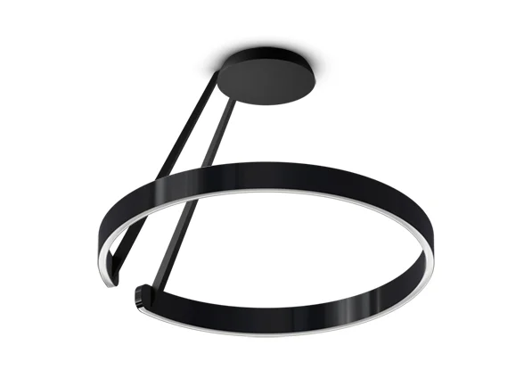 Occhio Mito Aura alta plafondlamp - black phantom - zonder Occhio Air - wide (table)