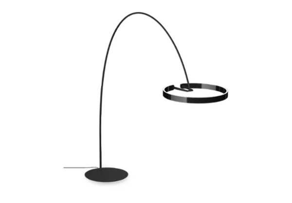 Occhio Mito Largo Vloerlamp - black phantom - zwart