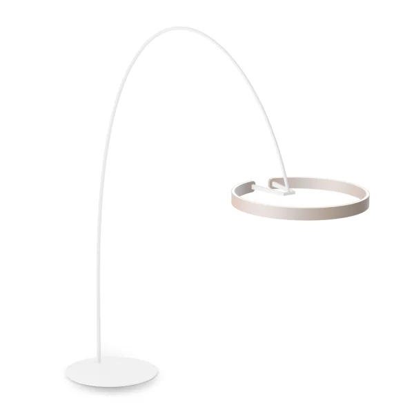 Occhio Mito Largo Vloerlamp - goud mat - wit