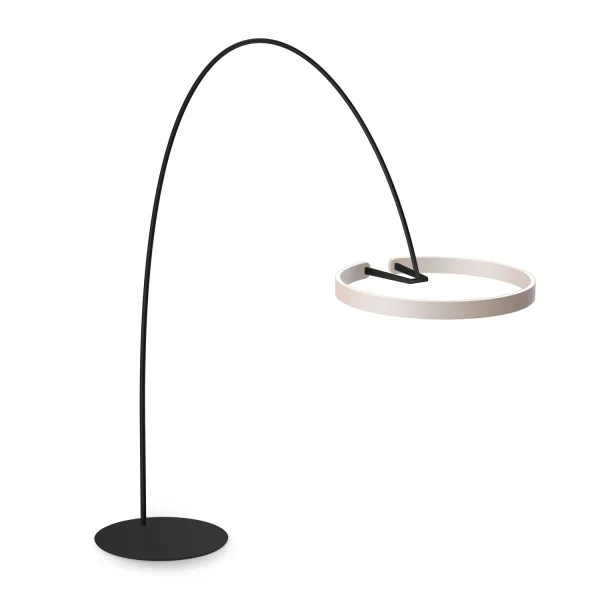 Occhio Mito Largo Vloerlamp - goud mat - zwart