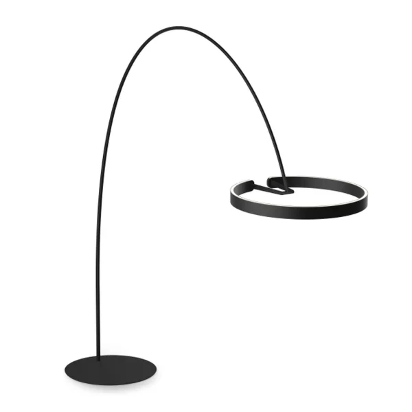 Occhio Mito Largo Vloerlamp - zwart mat - zwart