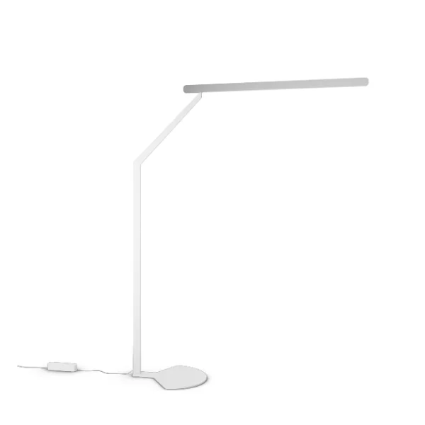 Occhio Mito linear terra 3d Vloerlamp - zilver mat