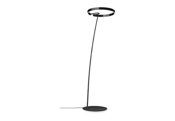 Occhio Mito Raggio Vloerlamp - black phantom