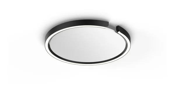 Occhio Mito Soffitto 20 up Plafondlamp - zwart mat - met Occhio Air - ceiling