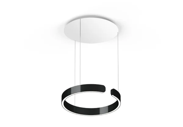 Occhio Mito Sospeso 40 up Hanglamp - black phantom - vast - met Occhio Air - table/wide