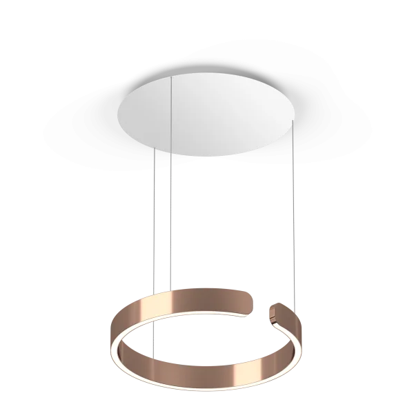 Occhio Mito Sospeso 40 up Hanglamp - roségoud - variabel - met Occhio Air - table/wide