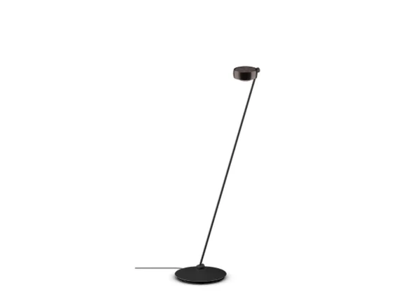 Occhio Sento Lettura  LED Vloerlamp  - black phantom - links - met air - 125 cm - C