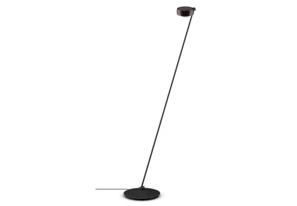 Occhio Sento Lettura  LED Vloerlamp  - black phantom - links - met air - 160 cm - C