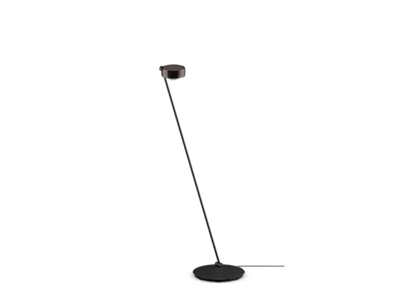 Occhio Sento Lettura  LED Vloerlamp  - black phantom - rechts - met air - 125 cm - C