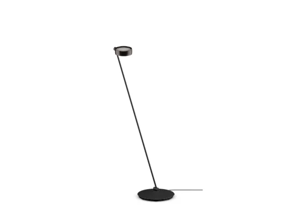 Occhio Sento Lettura  LED Vloerlamp  - black phantom - rechts - met air - 125 cm - E