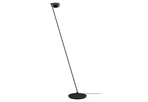 Occhio Sento Lettura  LED Vloerlamp  - black phantom - rechts - met air - 160 cm - C