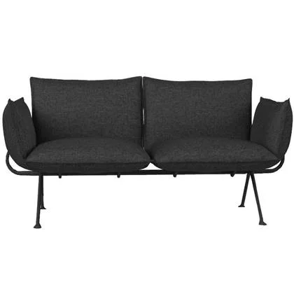 Officina bank 2-zits torri donkergrijs 070