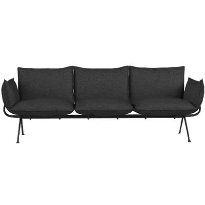 Officina bank 3-zits torri donkergrijs 070