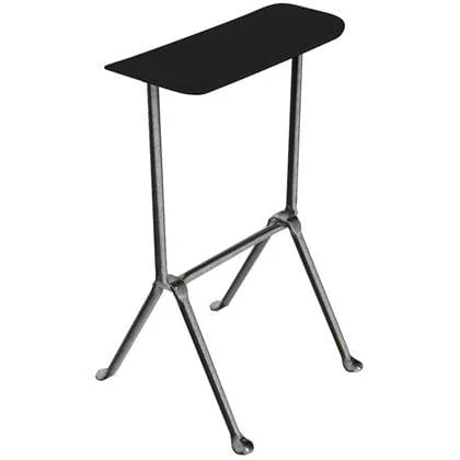 Officina barkruk H65 polypropylene zink|zwart