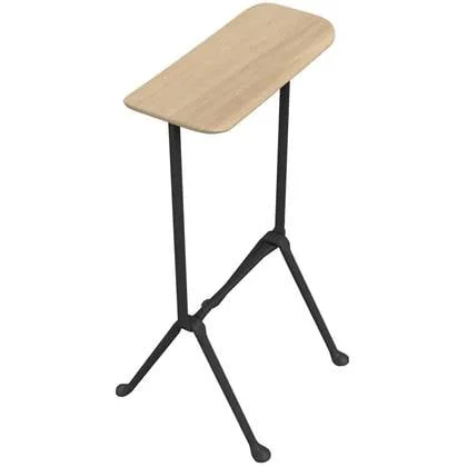 Officina barkruk H75 antraciet|naturel