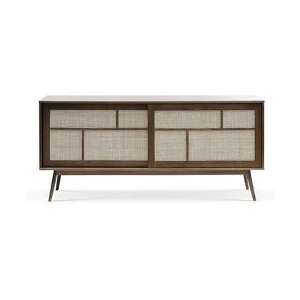 Olivine Boas houten sideboard gerookt eiken - 180 x 45 cm