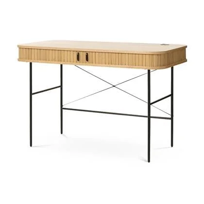 Olivine Lenn houten bureau naturel - 120 x 60 cm