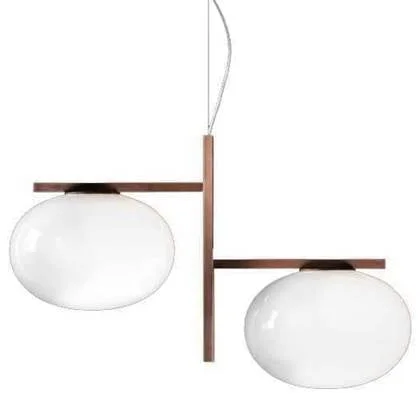 Oluce Alba 2 hanglamp brons