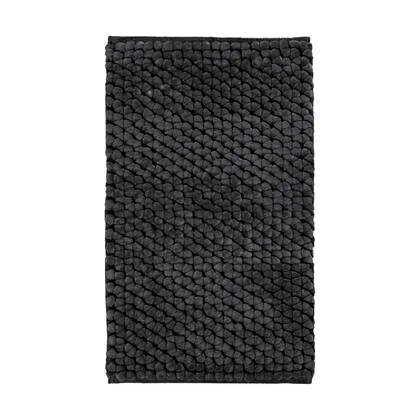 Onyx Badmat Dark Grey | 70 x 120 cm | Grijs | Polyester | Katoen