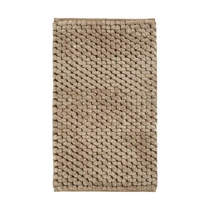 Onyx Badmat Sand | 70 x 120 cm | Beige | Polyester | Katoen