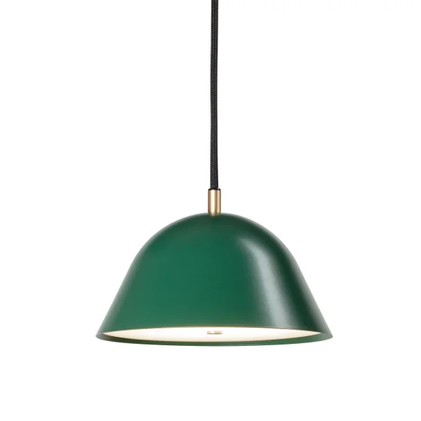 Örsjö Belysning Streck hanglamp small 11×21 cm Dennengroen RAL 6028