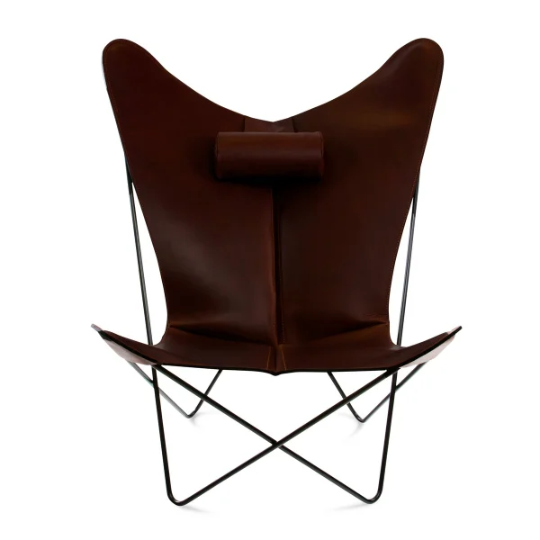 OX Denmarq KS fauteuil, zwart onderstel mocca