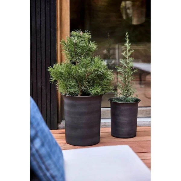OYOY Living Design - Iri plantenpot Set van 2 Stone