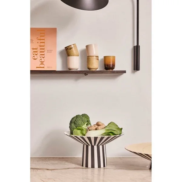 OYOY Living Design - Toppu Centerpiece hoog wit/zwart