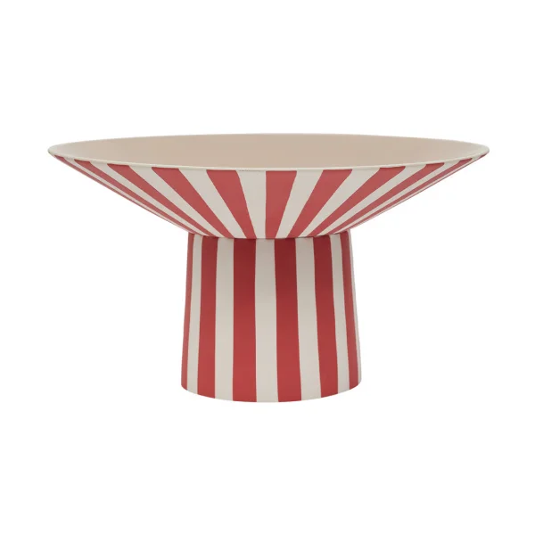OYOY Toppu centerpiece hoog Ø30x17 cm Red-peach