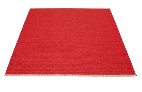 Pappelina Mono vloerkleed - 180 x 220 cm - rood