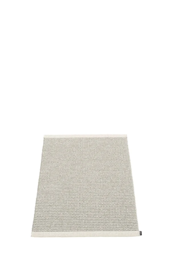 Pappelina Mono vloerkleed - fossielgrijs - 60 x 250 cm