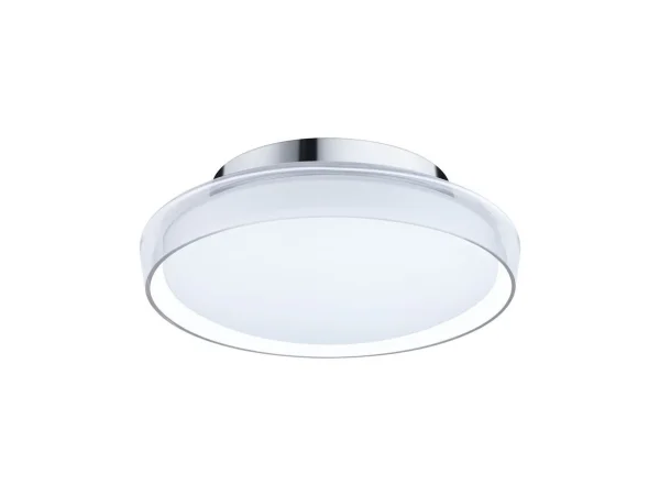 Paulmann - Luena LED Plafondlamp IP44 3000K 600lm Chroom/Clear -