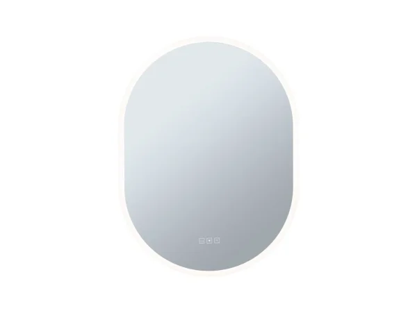 Paulmann - Mirra LED Illuminated Mirror IP44 Dim. Oval Mirror/Wit