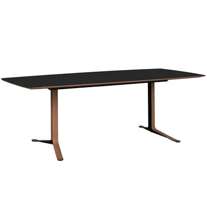 PBJ Designhouse Fusion uitschuifbare eettafel 175x95 walnut oil, deep