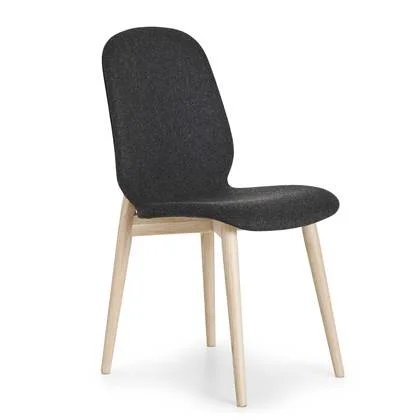 PBJ Designhouse Tradition stoel eiken onderstel Dusty Charcoal