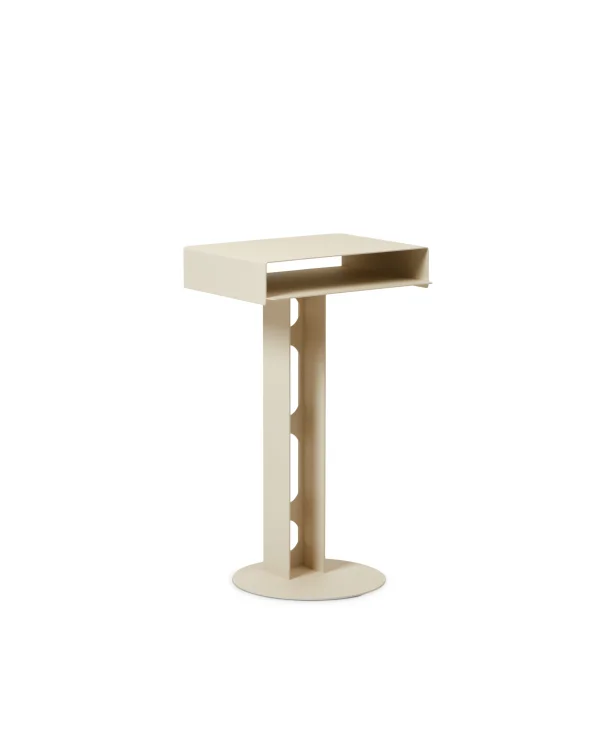 Pedestal Sidekick tafel - pearl