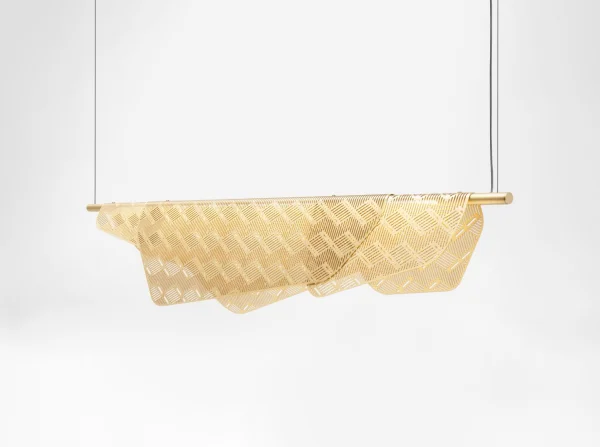 Petite Friture Mediterranea Hanglamp - geborsteld messing - klein