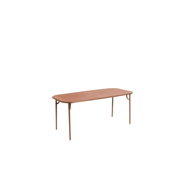 Petite Friture Week-End Tafel rechthoekig  - terracotta - klein
