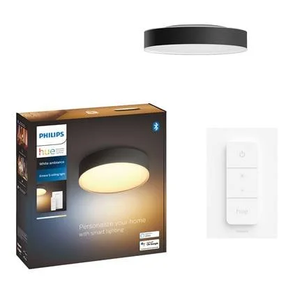 Philips Hue Enrave Plafondlamp - L - Zwart