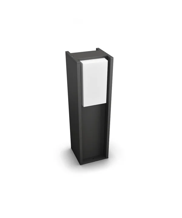 Philips Hue - Turaco Buiten Bollard Wide Hue White Antracit