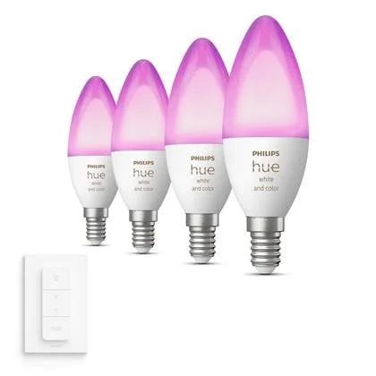 Philips Hue Uitbreidingspakket White and Color Ambiance Kaarslamp E14