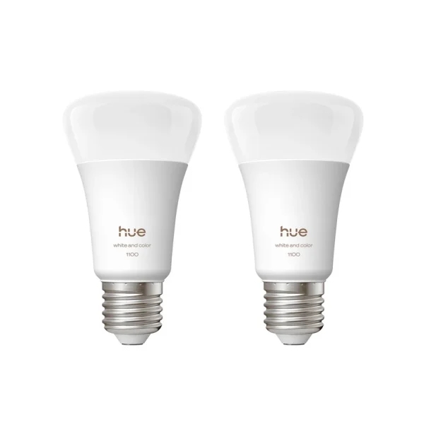Philips Hue - WACA Smart E27 LED 8,1W 1100lm CCT RGB 2-pack