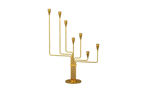 Piet Hein - Karlsvognen Candle Holder H63 Brass