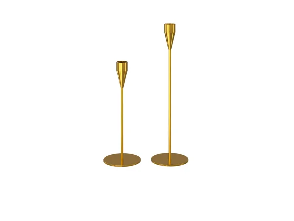 Piet Hein - Venus & Jupiter Maxi Candle Holder Set Brass