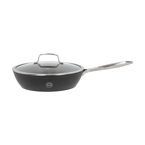 Pillivuyt Travo hapjespan keramisch non-stick 28 cm Zwart-aluminium