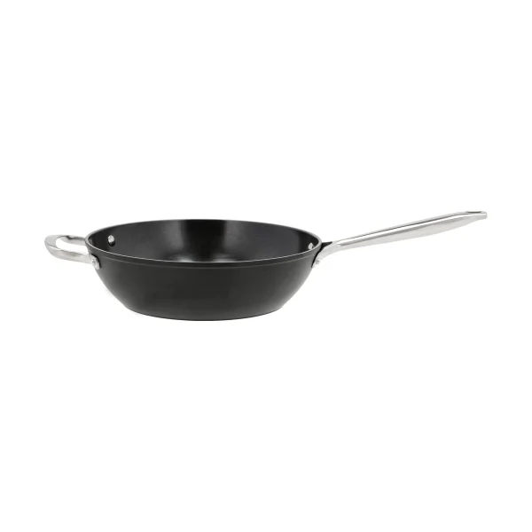 Pillivuyt Travo wokpan keramisch non-stick 28 cm Zwart-aluminium