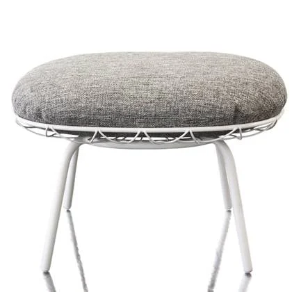 Piña Outdoor voetenbank wit